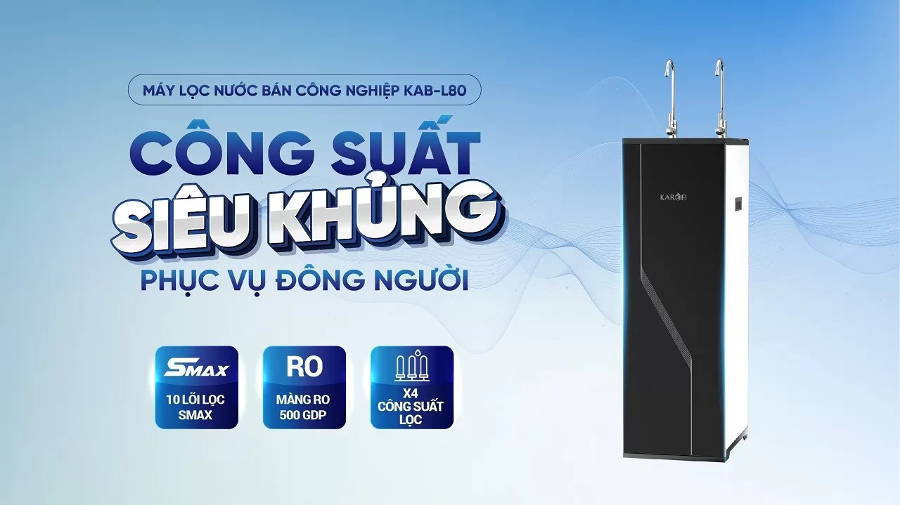 Máy lọc nước bán công nghiệp Karofi