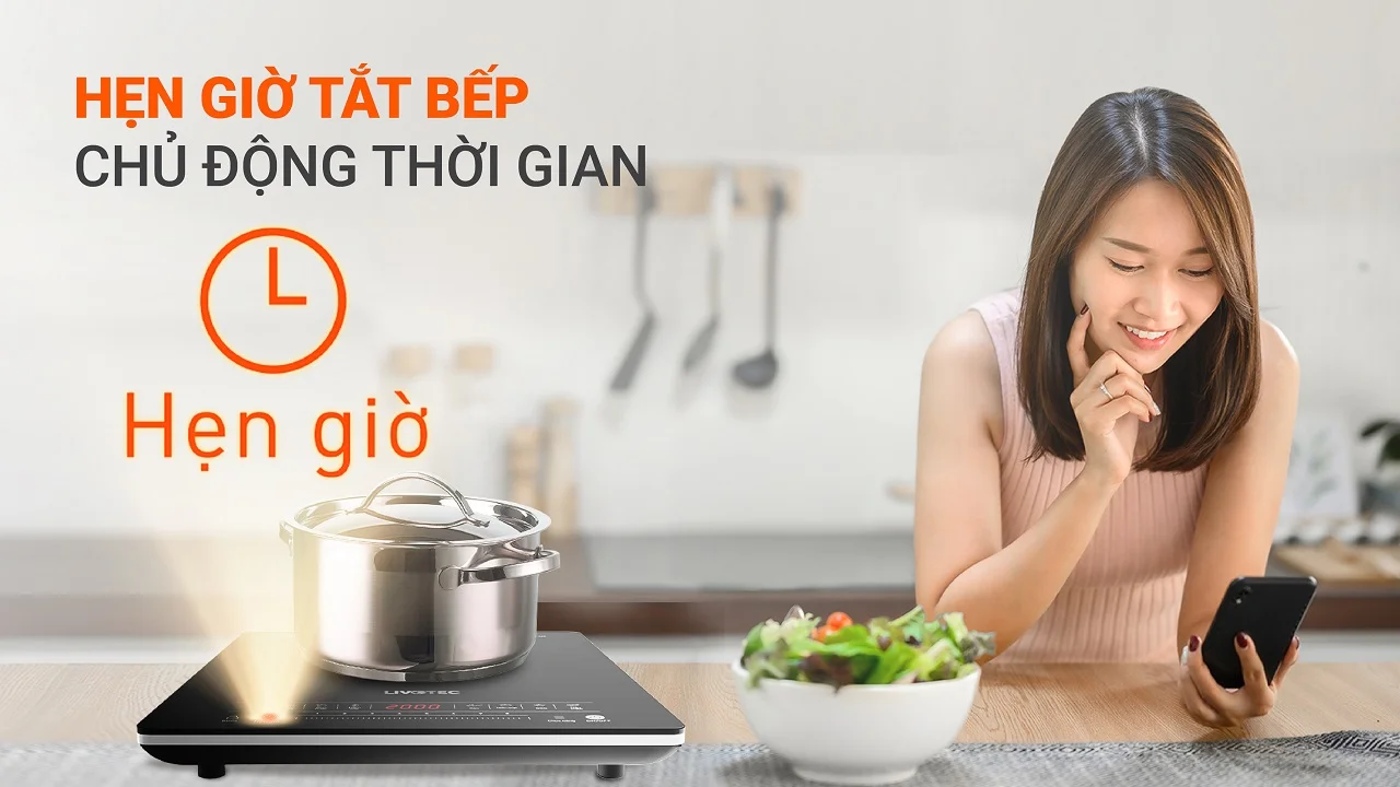 Bếp từ đơn – Nhỏ gọn, linh hoạt, tiết kiệm chi phí