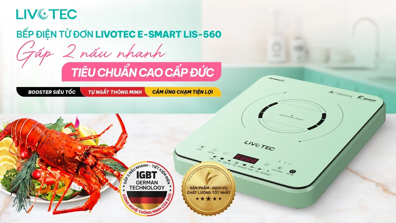Bếp từ đơn Livotec E-Smart LIS-560