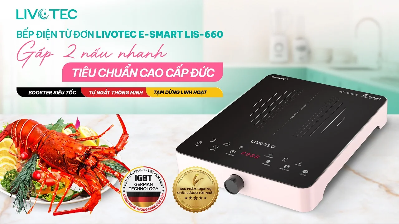 bếp từ đơn Livotec E-Smart LIS-660