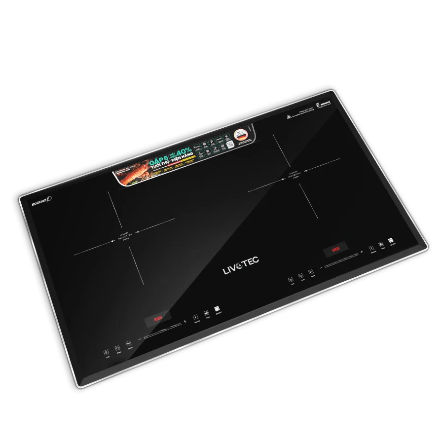 Bếp từ đôi Livotec E-SMART LID-998M