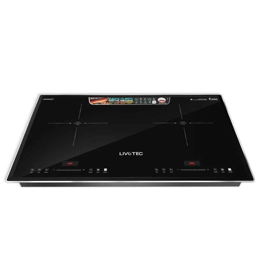 Bếp từ đôi Livotec E-SMART LID-998M