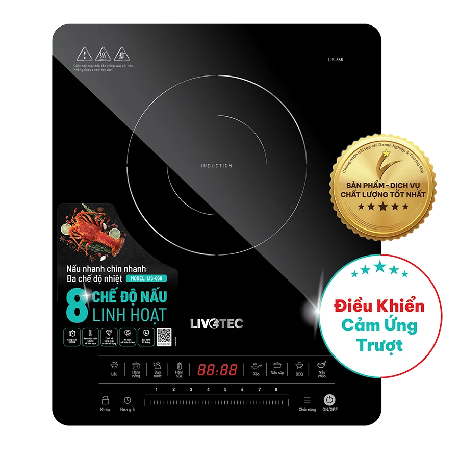 Bếp điện từ Livotec LIS-668