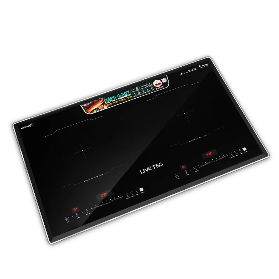Bếp từ đôi Livotec E-SMART LID-990M