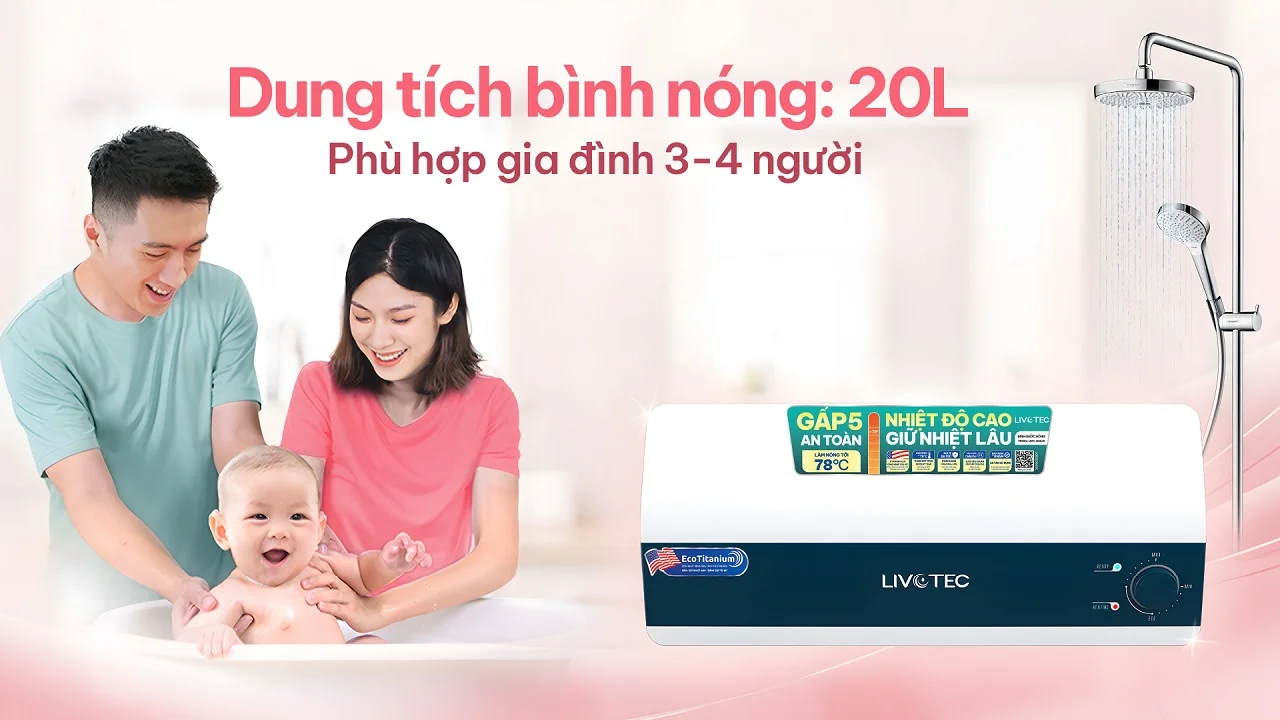 Bình nước nóng gián tiếp Livotec