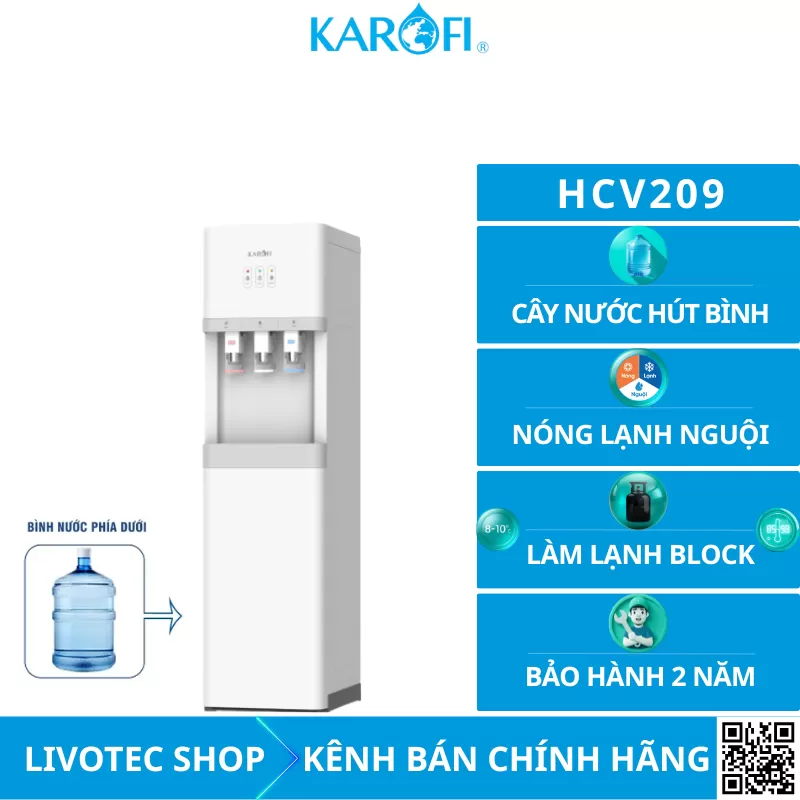 Cây nước nóng lạnh Karofi HCV209