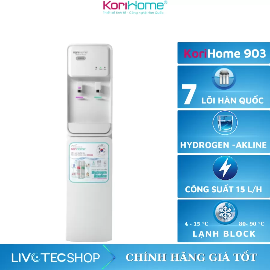 Máy lọc nước nóng lạnh Korihome WPK-903