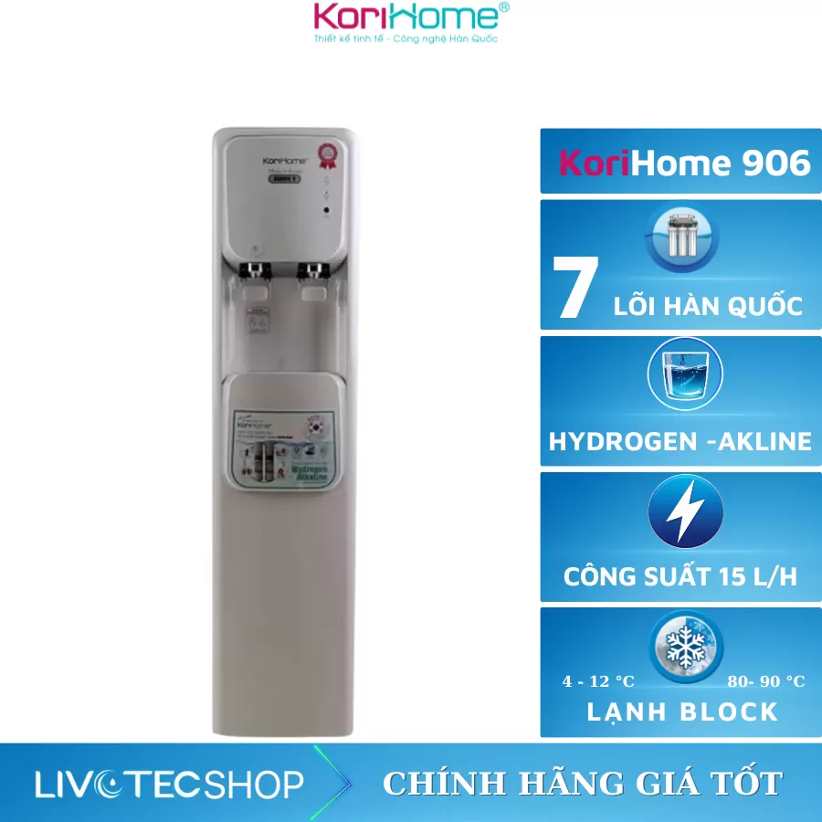 Máy lọc nước nóng lạnh Korihome WPK-906