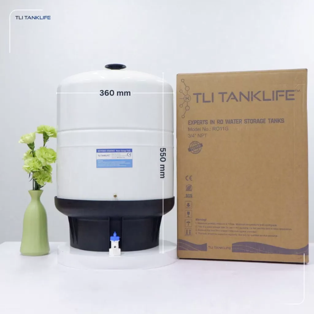 Bình áp thép Tanklife TL-11G 30L cho máy lọc nước RO