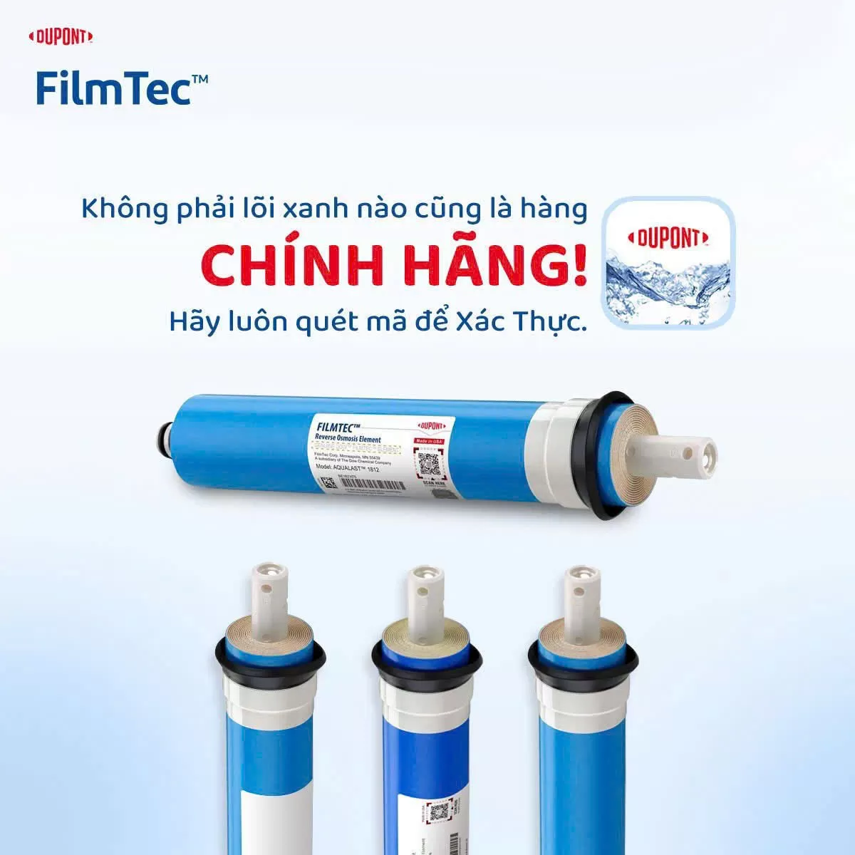 Màng RO FilmTec TW30‑1812‑50HR