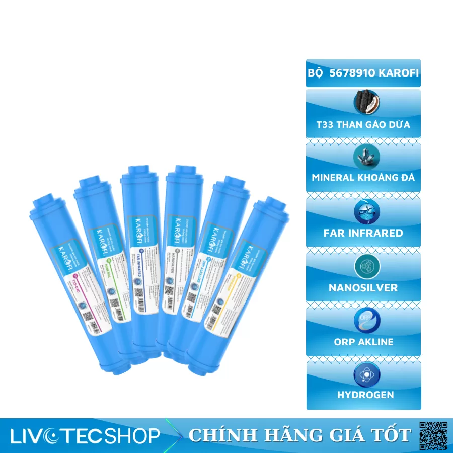 Bộ lõi khoáng 5678910 karofi Chính hãng