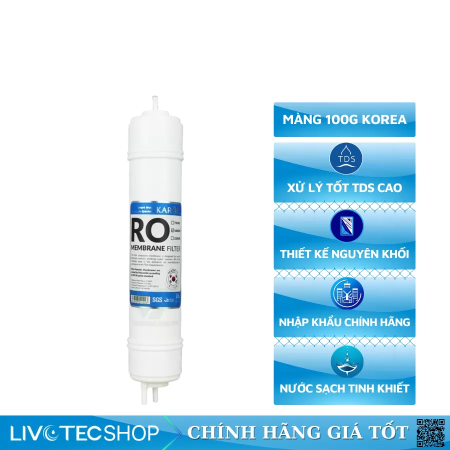 Màng lọc RO Karofi 100GPD Hàn Quốc