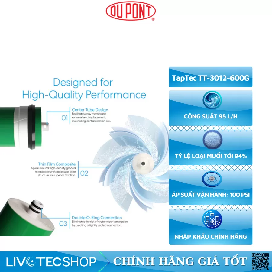 Màng Ro DuPont TapTec TT-3012-600G
