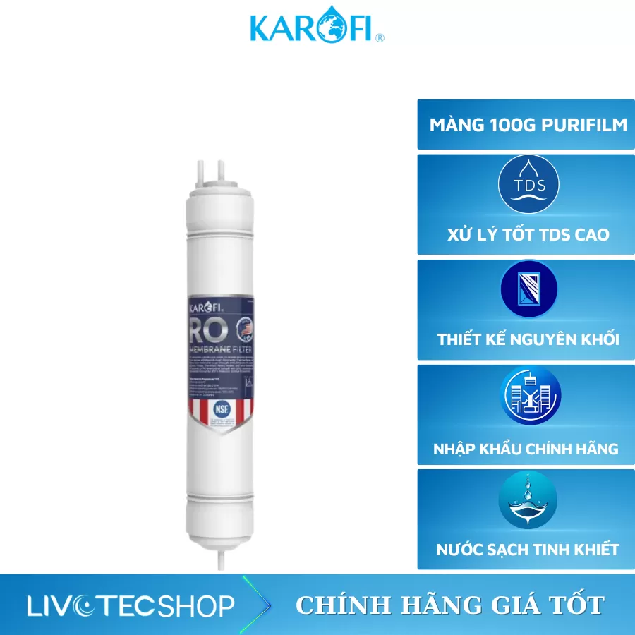 Màng RO Karofi 100GPD Purifim - USA