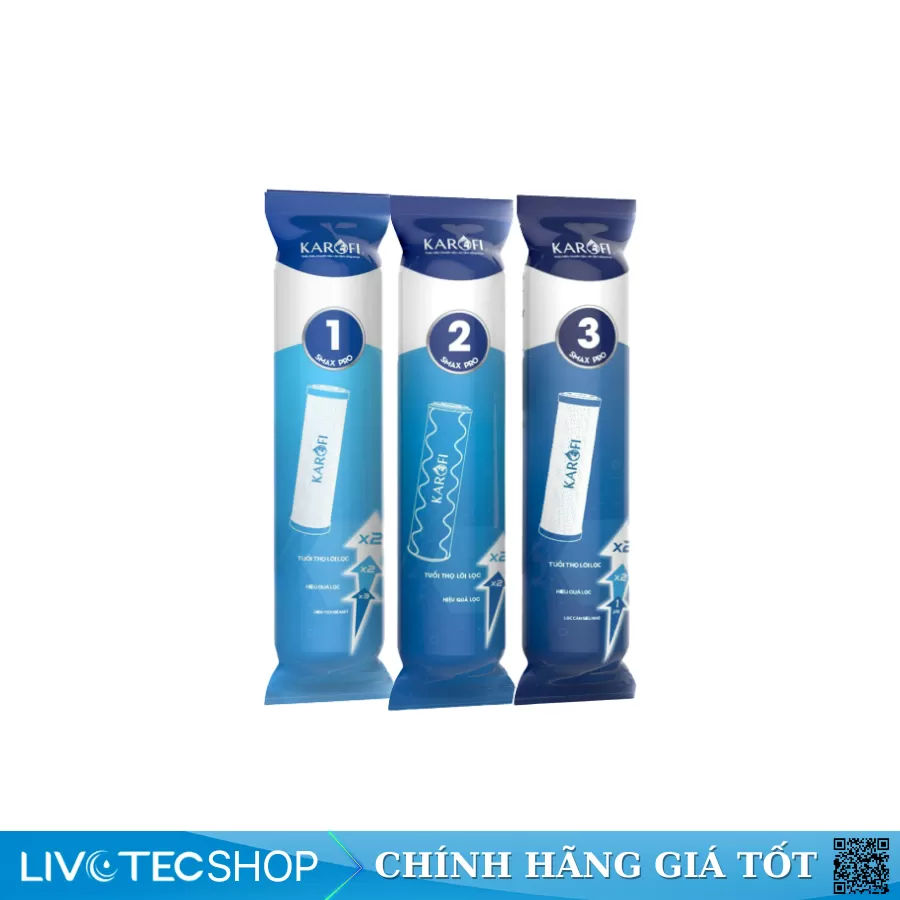 Bộ lõi lọc thô Karofi Smax Pro 1,2,3