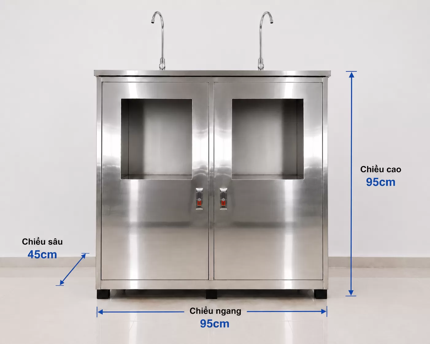 Vỏ tủ inox máy lọc nước công nghiệp