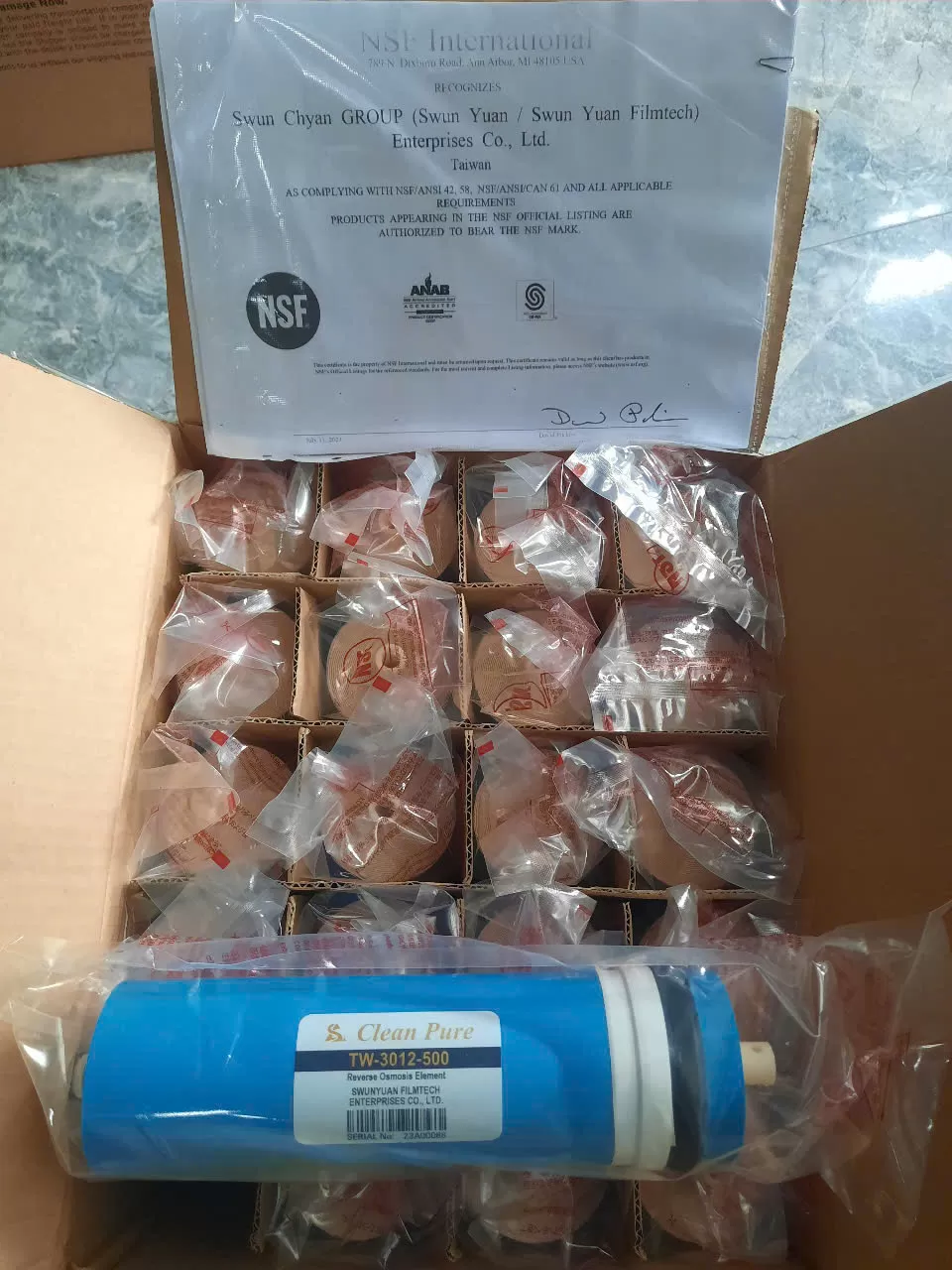 Màng RO Clean Pure TW-3012-500