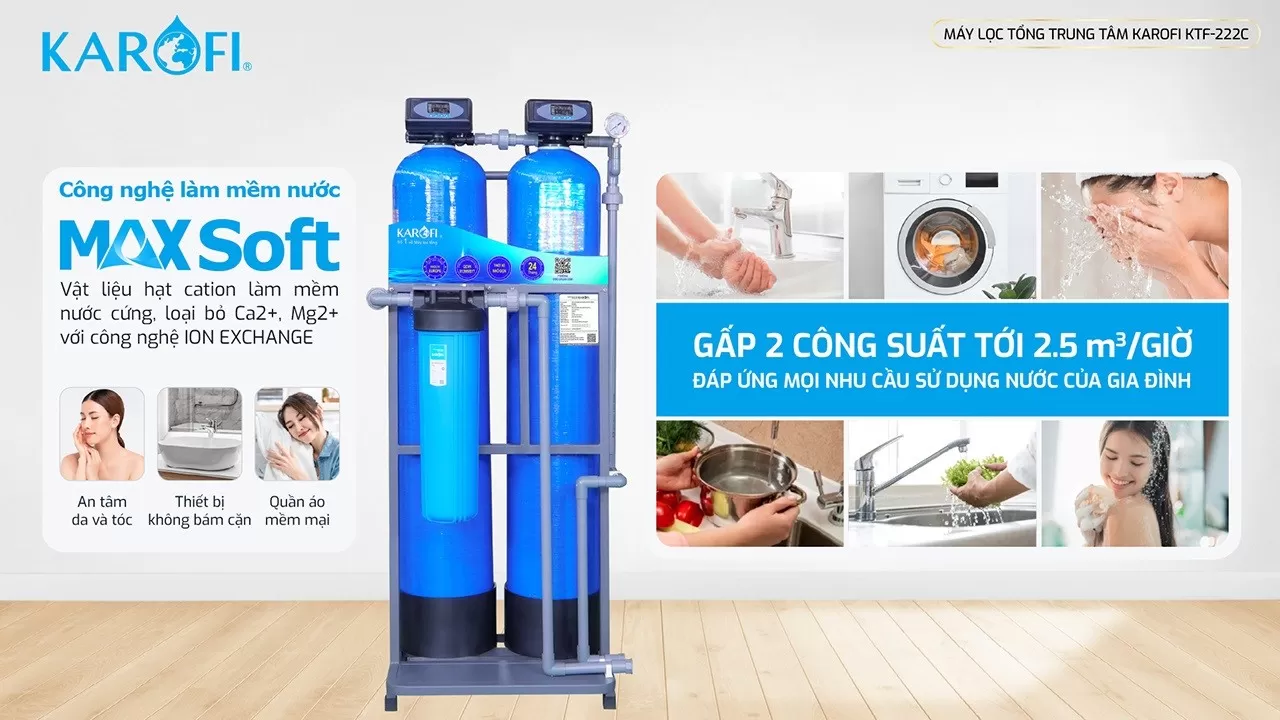 C&ocirc;ng suất lọc mạnh &ndash; Đ&aacute;p ứng nhu cầu sinh hoạt