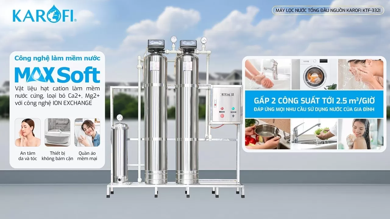 C&ocirc;ng suất lọc mạnh &ndash; Đ&aacute;p ứng nhu cầu sinh hoạt