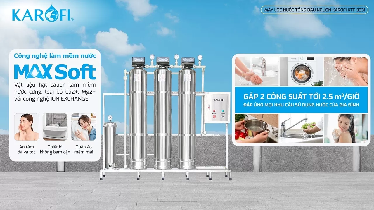 C&ocirc;ng suất lọc mạnh &ndash; Đ&aacute;p ứng nhu cầu sinh hoạt