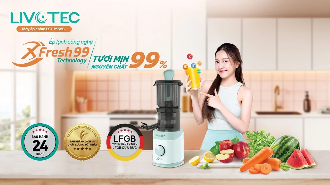 Máy Ép Chậm Livotec LSJ-M68S  