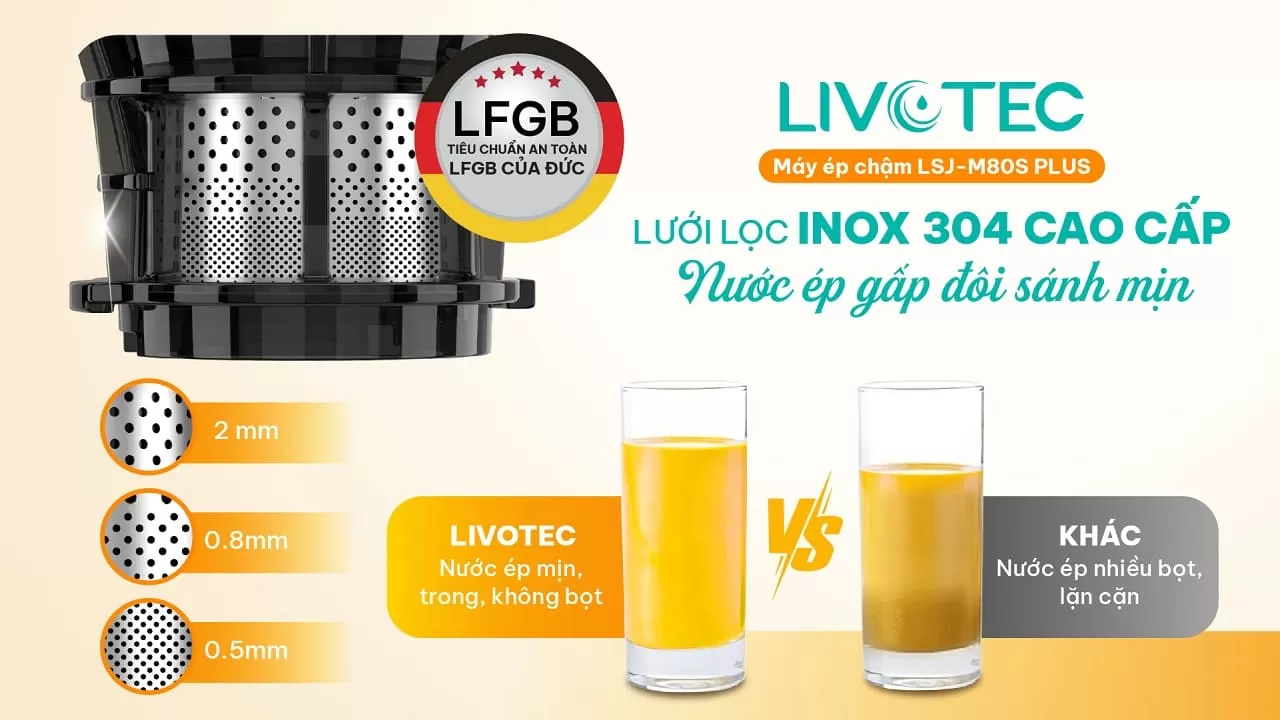 Bộ lọc XFilter tiêu chuẩn LFGB Đức