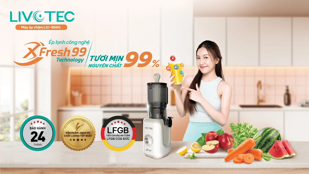 Máy Ép Chậm Livotec Chính Hãng
