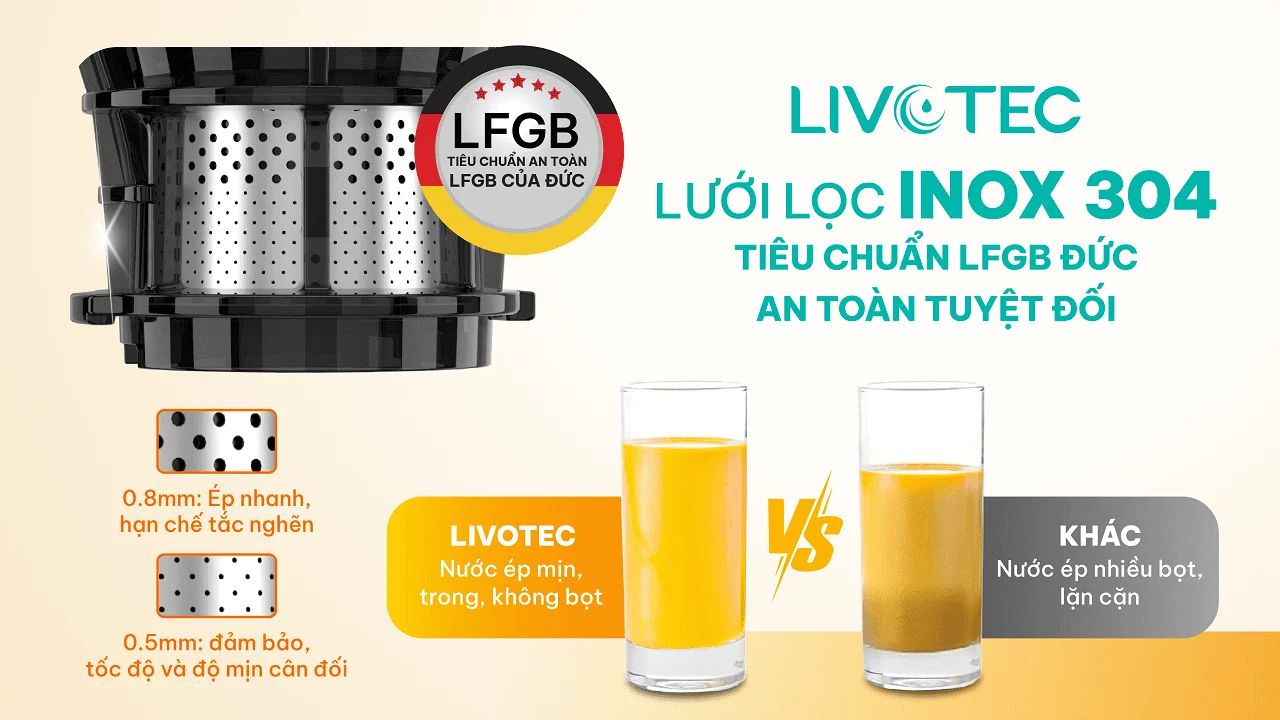 Bộ lọc XFilter tiêu chuẩn LFGB Đức