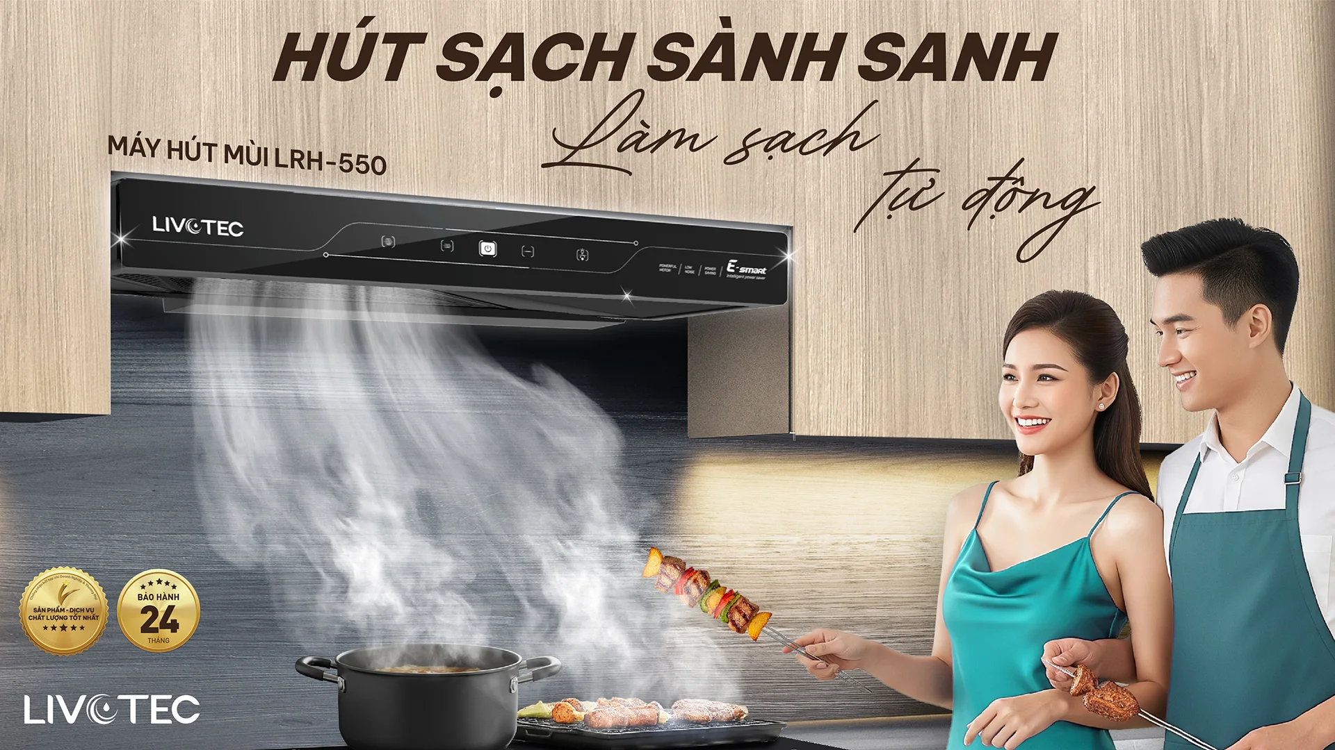 Máy hút mùi Livotec E-smart LRH-550