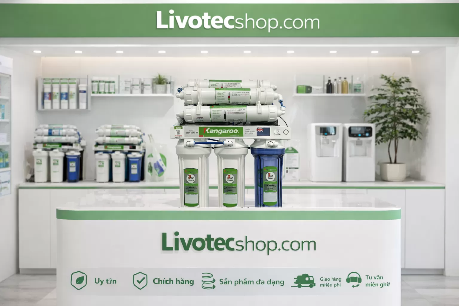 Nơi b&aacute;n M&aacute;y lọc nước Kangaroo KG100HA KV