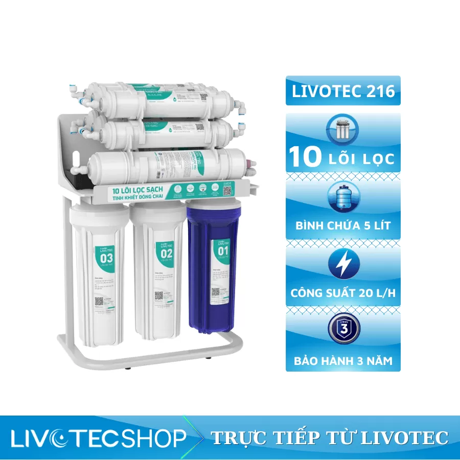 Máy lọc nước RO Livotec 216