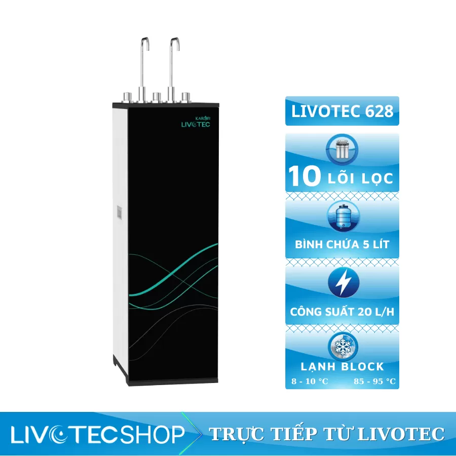 Máy lọc nước nóng lạnh Livotec 628
