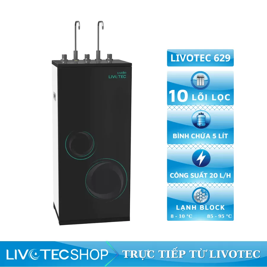 Máy lọc nước nóng lạnh Livotec 629
