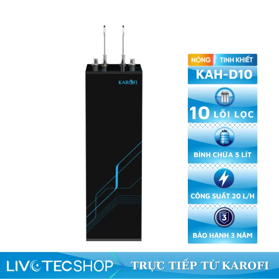 Máy lọc nước nóng nguội Karofi KAH-D10