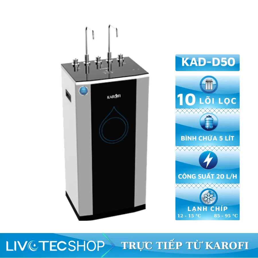 Máy lọc nước nóng lạnh Karofi KAD-D50