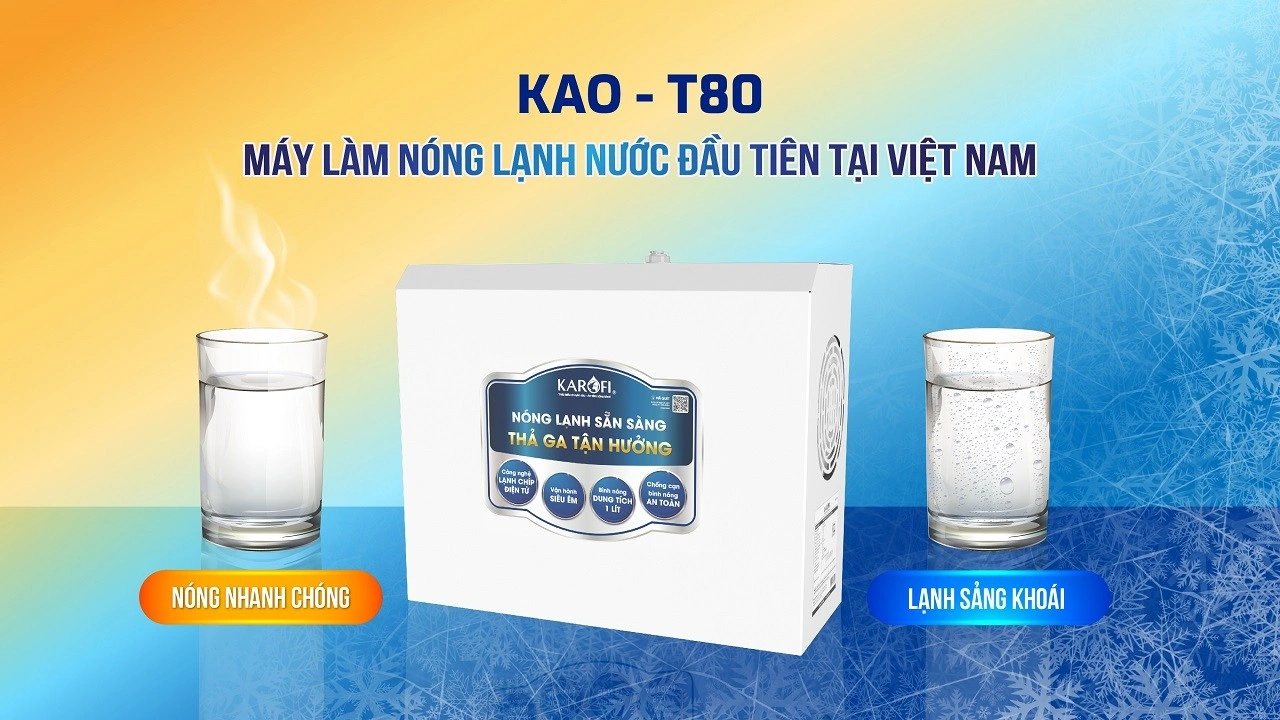 Máy làm nóng lạnh Karofi KAO -T80