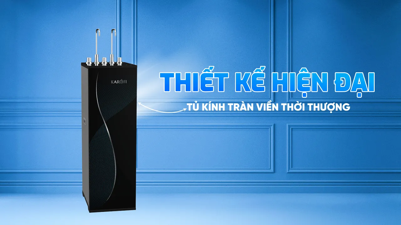 KAD-D69 có thiết kế hiện đại với tủ kính tràn viền thời thượng, góp phần nâng tầm không gian sống của mọi ngôi nhà.