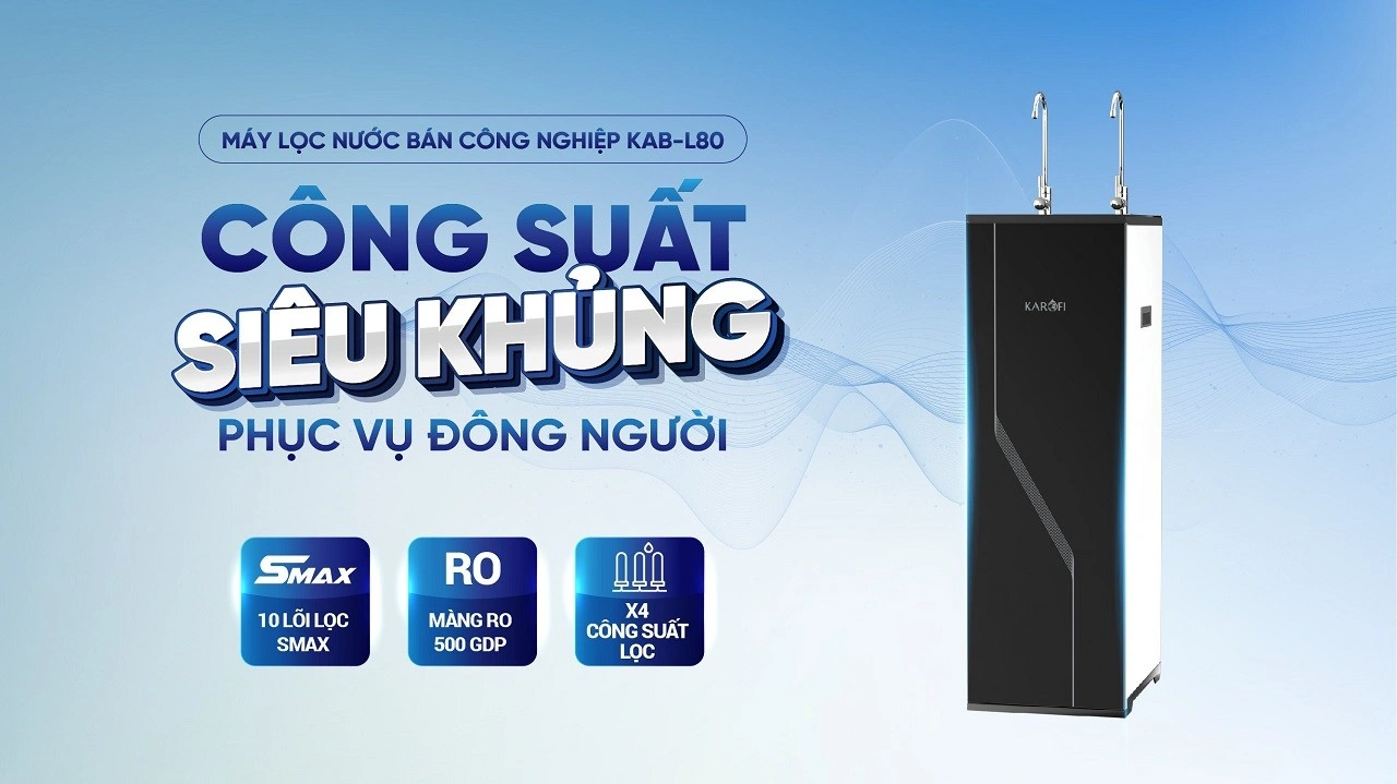 Máy lọc nước bán công nghiệp Karofi KAB-L80