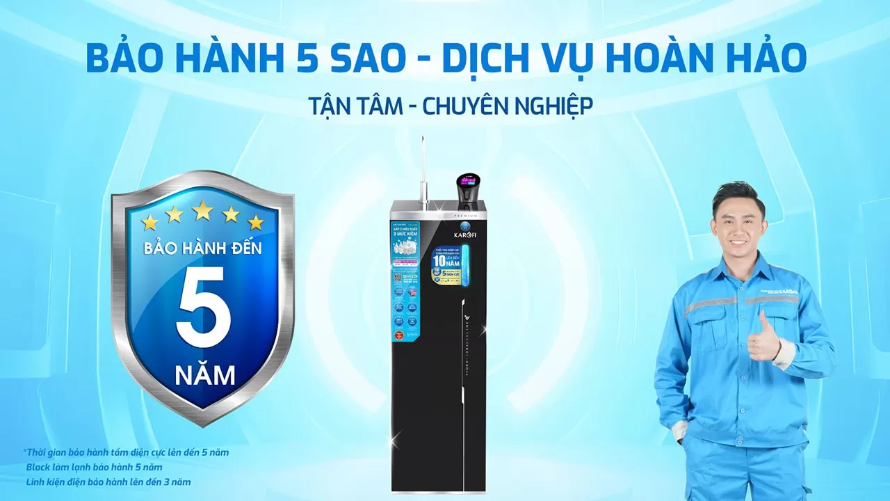 BẢO HÀNH 5 SAO - DỊCH VỤ HOÀN HẢO
