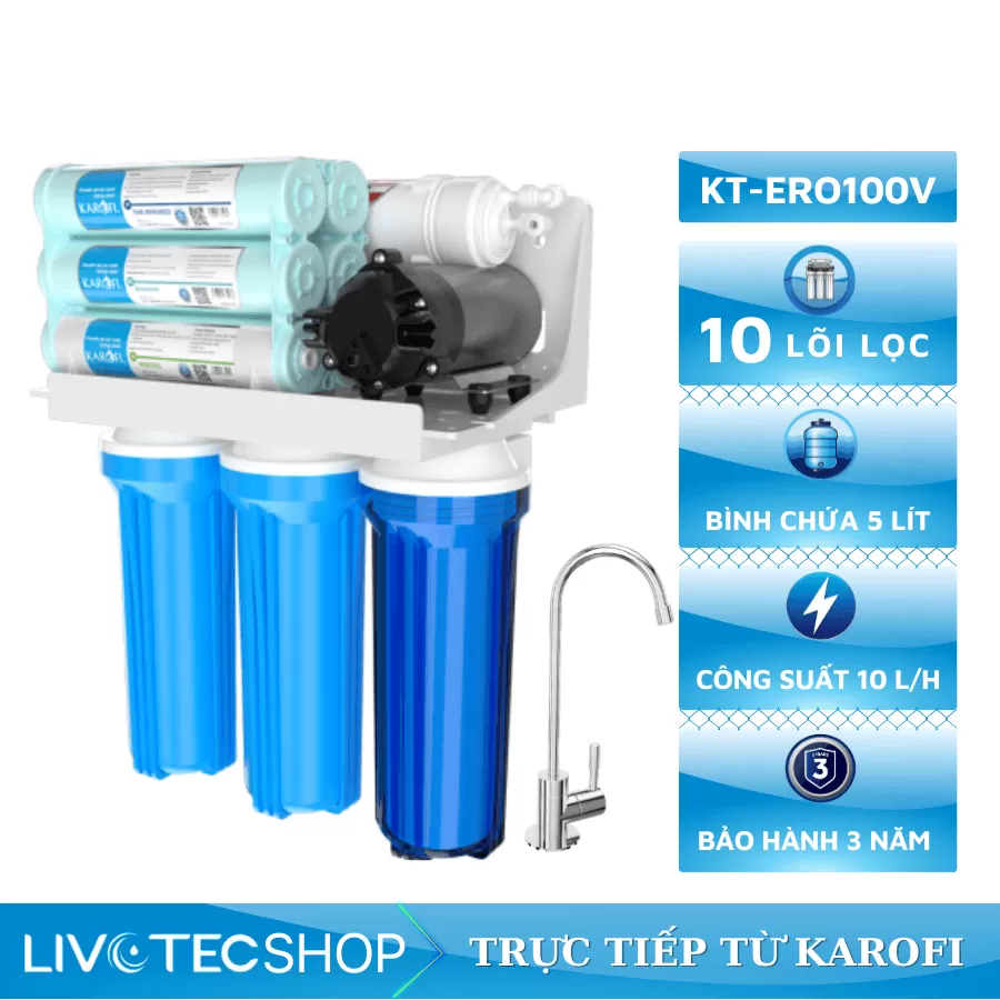 Máy lọc nước Karofi KT-ERO100V