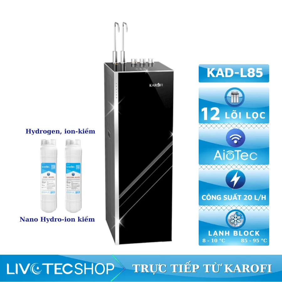 Máy lọc nước nóng lạnh Karofi KAD-L85
