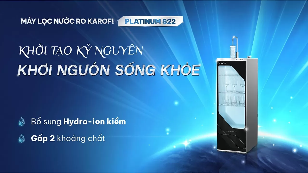 Máy lọc nước Ro Karofi Platinum S22