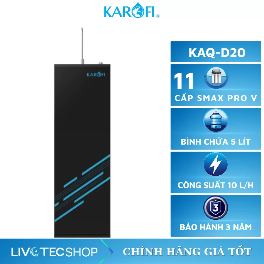 Máy lọc nước RO Karofi KAQ-D20