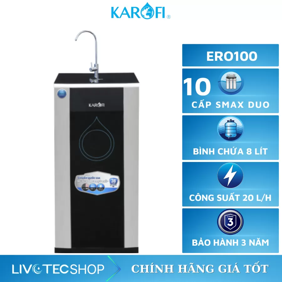 Máy lọc nước Karofi ERO100