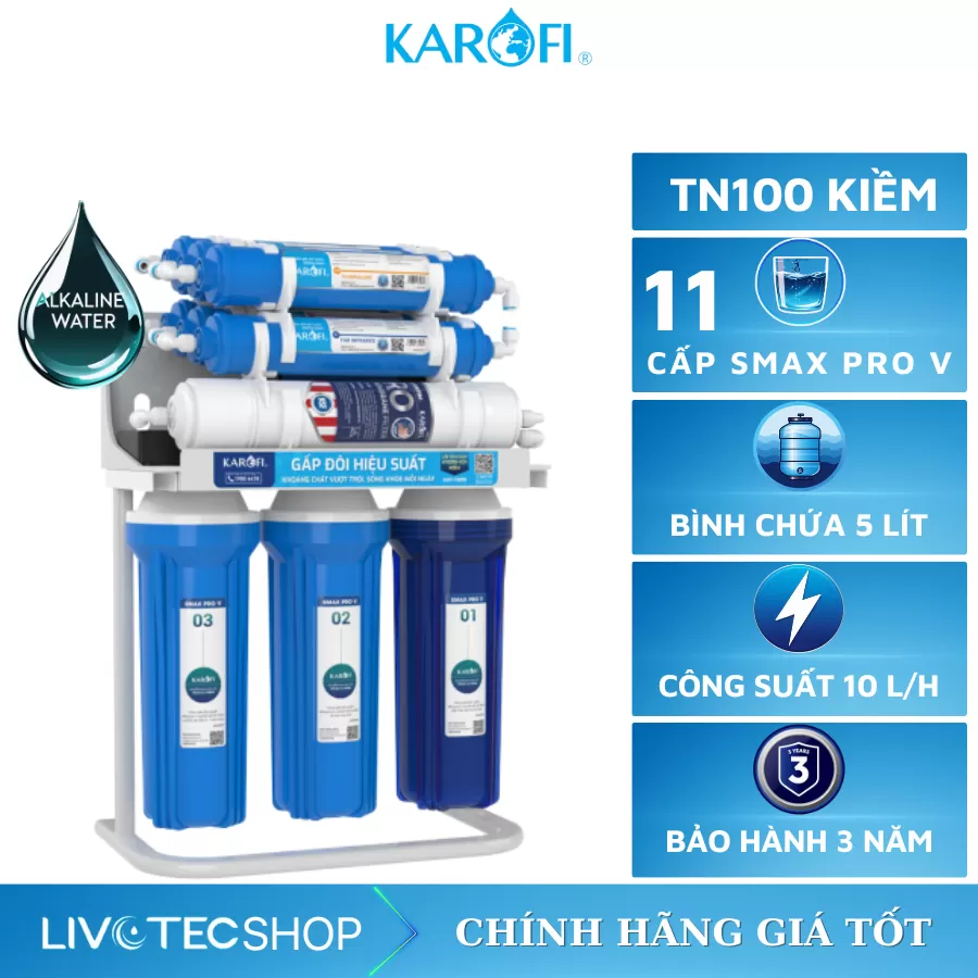 Máy lọc nước RO Karofi KHY-TN100 Hydrogen Akline
