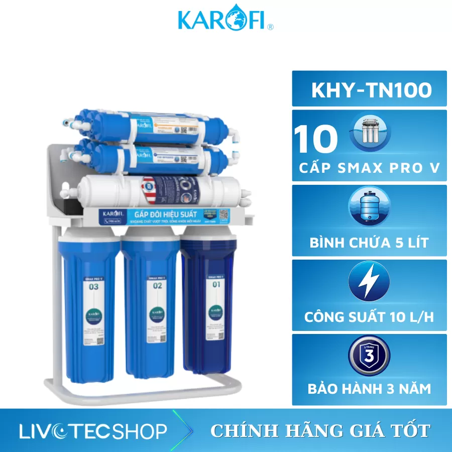 Máy lọc nước RO Karofi KHY-TN100