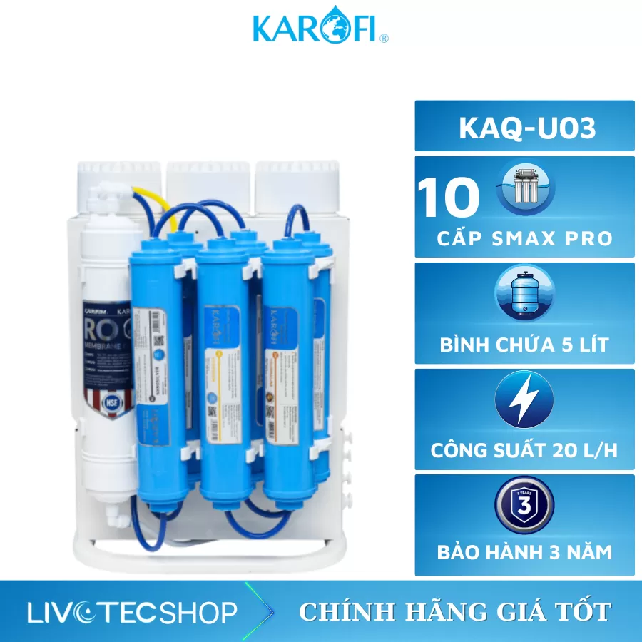 Máy lọc nước Karofi KAQ-U03