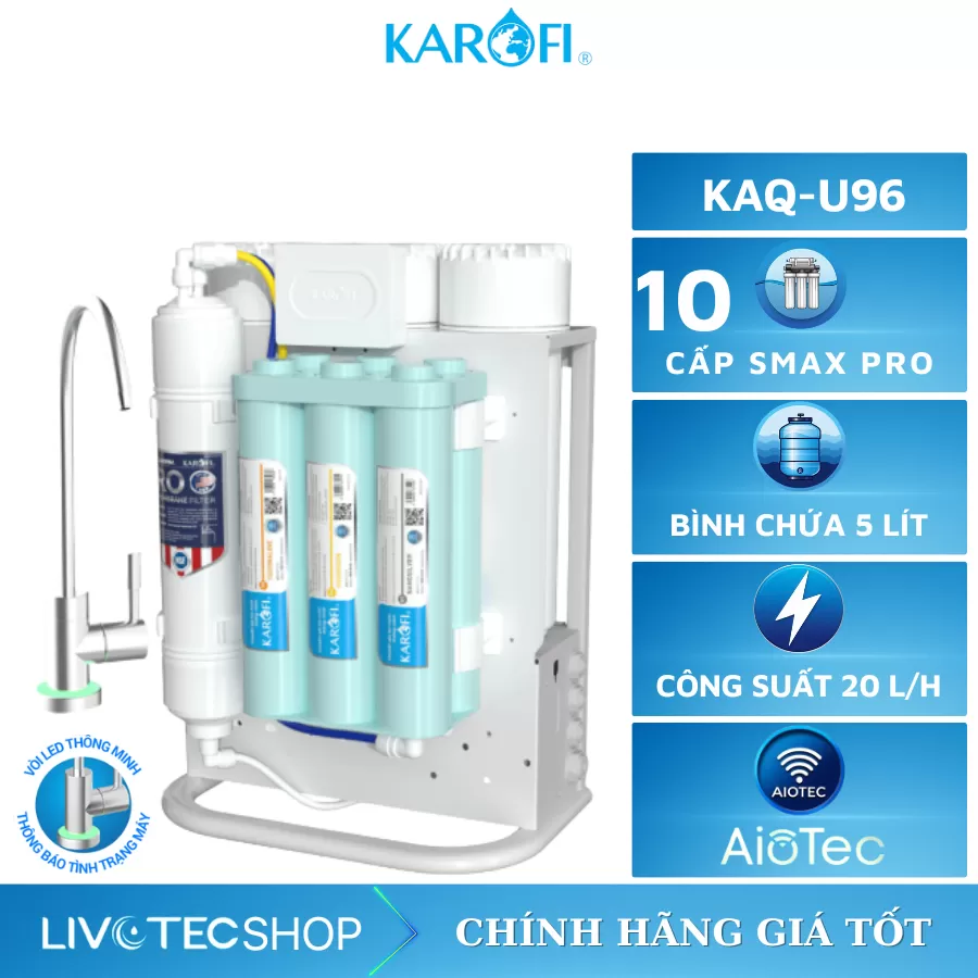 Máy lọc nước Karofi KAQ-U96