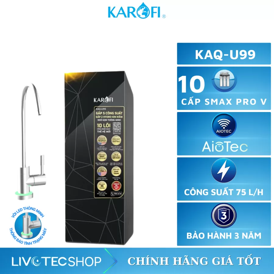 Máy lọc nước Karofi KAQ-U99