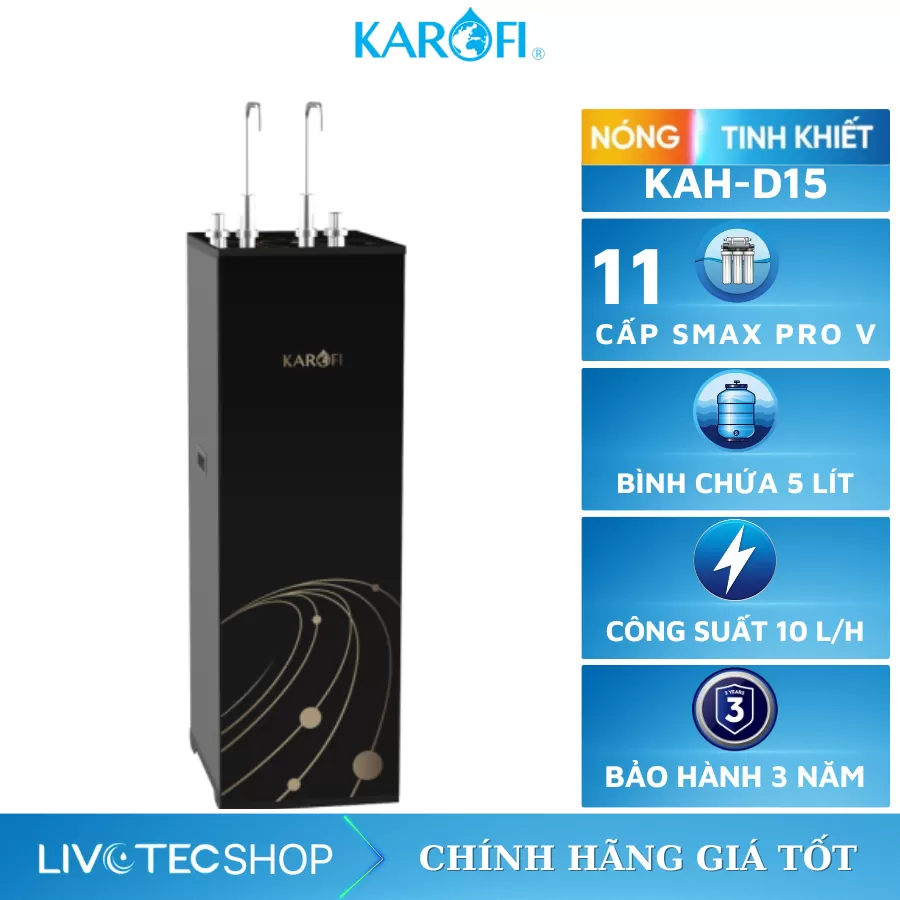 Máy lọc nước nóng nguội Karofi KAH-D15